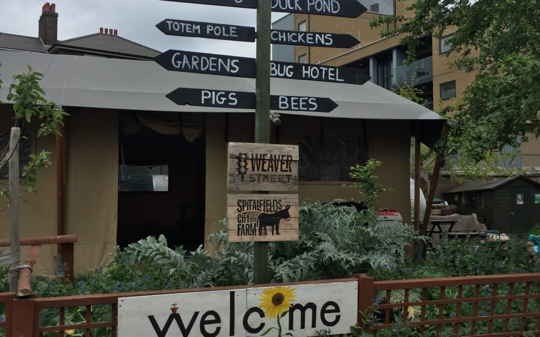 A Family Day Trip for the Guild to Spitalfields City Farm