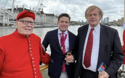 Renter Warden Rafael Steinmetz Leffa at the 309th Doggett’s Coat & Badge