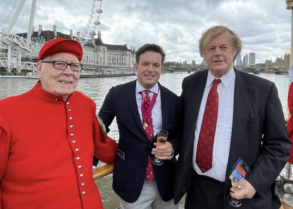 Renter Warden Rafael Steinmetz Leffa at the 309th Doggett’s Coat & Badge